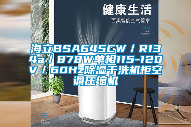 海立BSA645CW／R134a／878W單相115-120V／60Hz除濕干洗機(jī)柜空調(diào)壓縮機(jī)