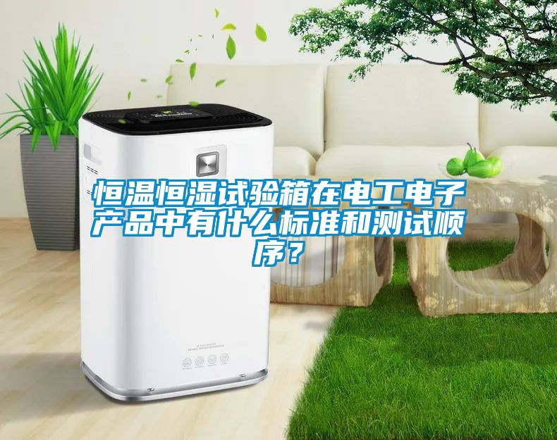 恒溫恒濕試驗箱在電工電子產(chǎn)品中有什么標(biāo)準(zhǔn)和測試順序？